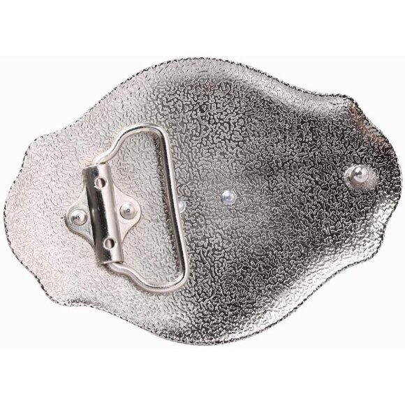 Long Horse Western Belt Buckle Golden Rodeo Texas Cowboy Large Western buckles - Picture 3 of 4